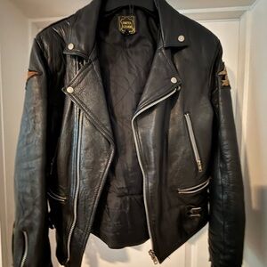 Black Men’s Biker Jacket